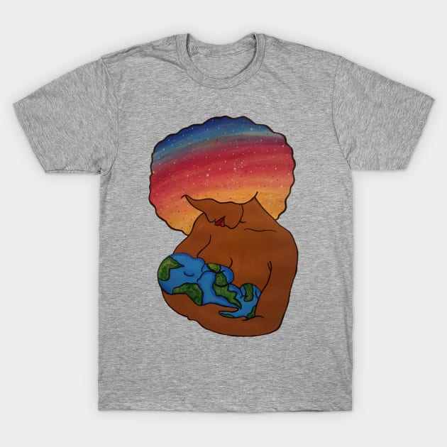 Mother Earth T-Shirt by QueenCosmo